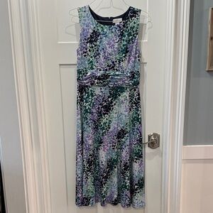 Draper’s and Damon’s Elegant Multicolor Sleeveless Dress Size 10